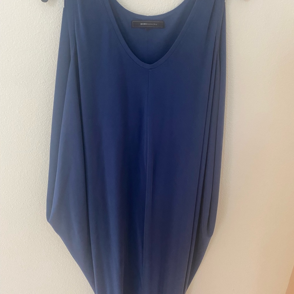 BCBG Maxazria blue dress. Used like new